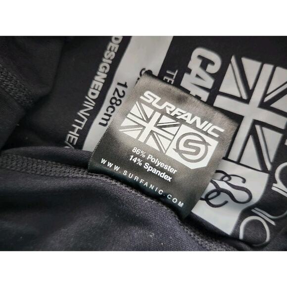 Surfanic CarbonDri Cozy Long John Base Layer Black Kids Size 128cm Ski Winter - Picture 2 of 5